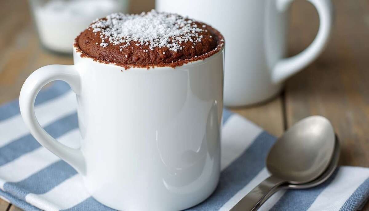 Mug cake chocolat-praliné : une douceur express en deux minutes