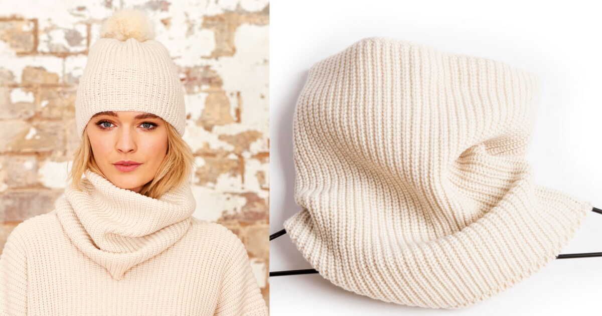 L'élégance du snood ivoire : un accessoire incontournable cet hiver