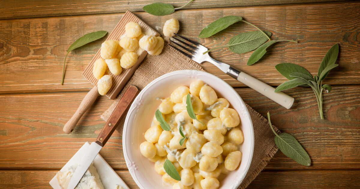 Une délicieuse recette de gnocchi au gorgonzola