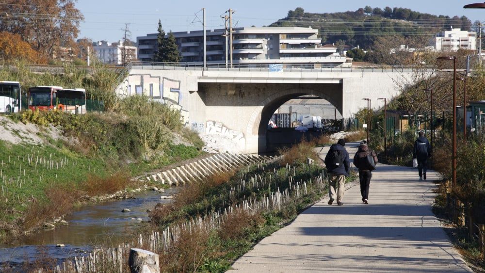 À La Pomme, un parc innovant pour anticiper les crues de l'Huveaune
