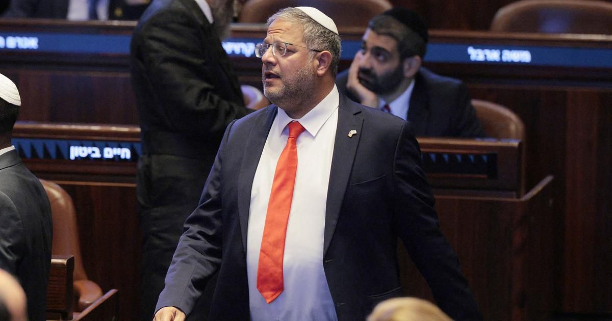 L'indignation monte en Israël après le port d'un pin en forme de nœud coulant par Ben Gvir