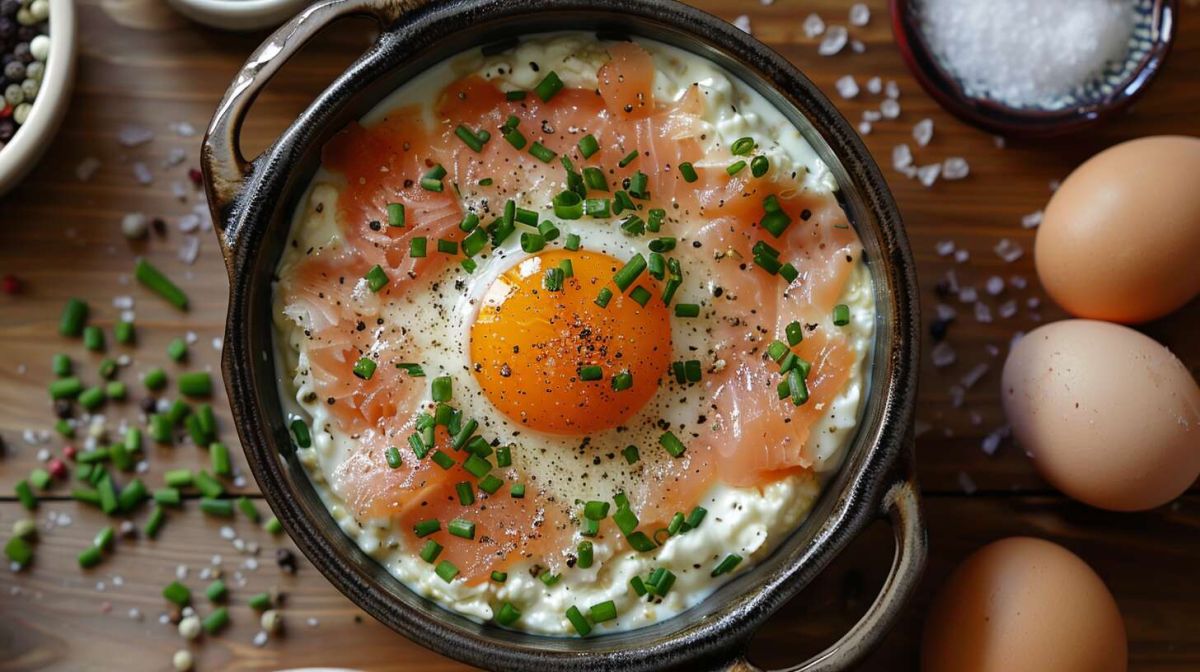 Préparez un œuf cocotte au saumon : une recette alliant simplicité et raffinement