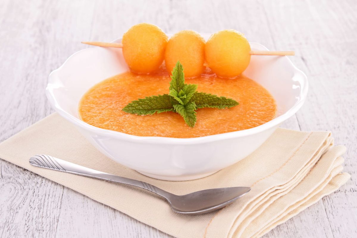 Découvrez la nouvelle version rafraîchissante du gaspacho au melon