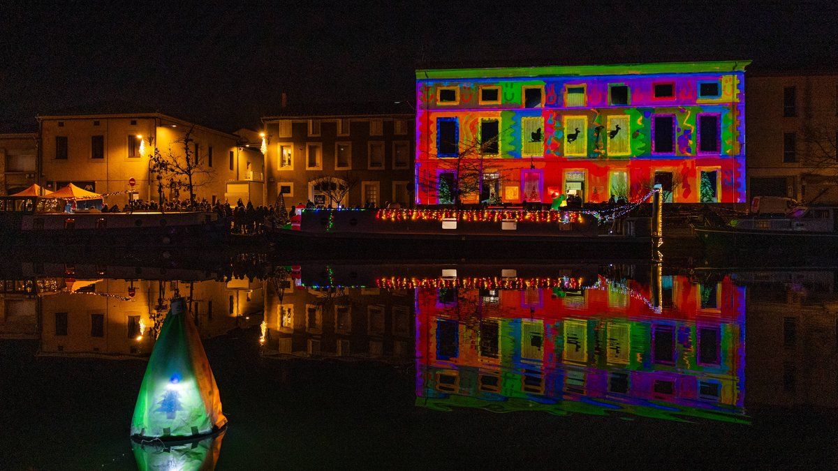 La magie de Noël illumine le port de Castelnaudary
