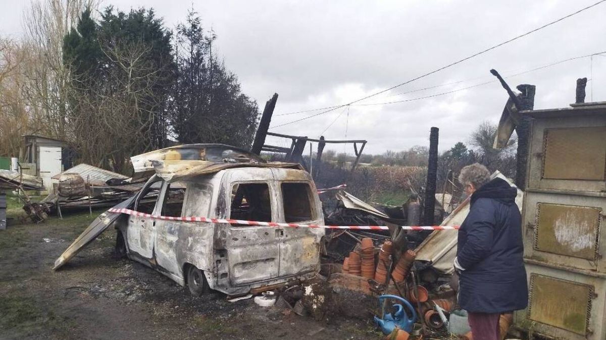 Un feu dévastateur à Teurthéville-Bocage : un couple de retraités perd son hangar