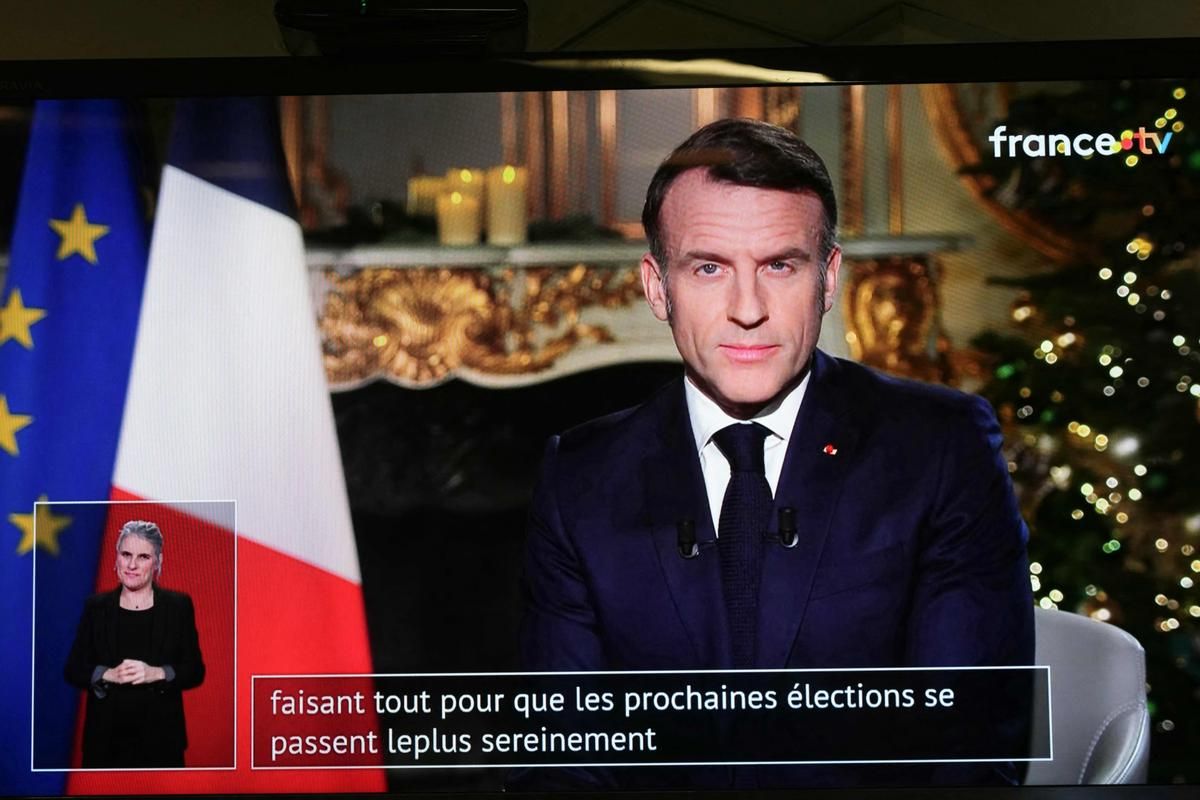 Moins de téléspectateurs pour les vœux présidentiels d'Emmanuel Macron