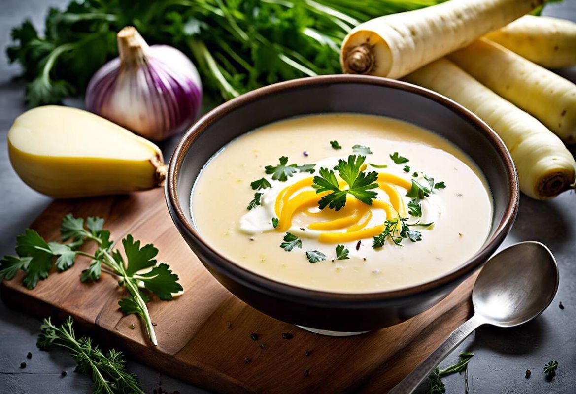 La soupe crémeuse de panais : un délice hivernal
