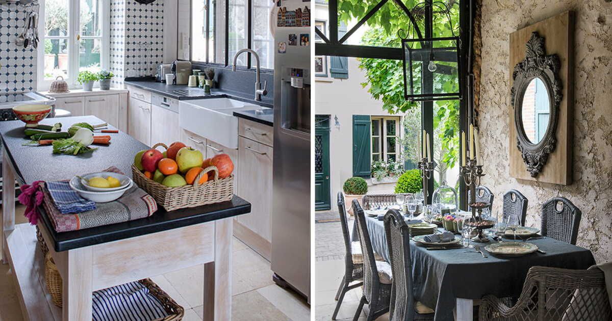 découvrez le charme d'une maison au style brocante