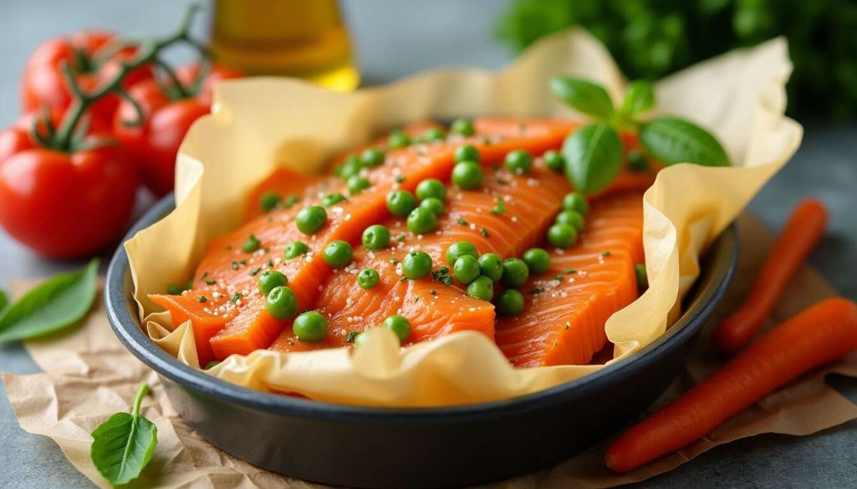 Dégustez des papillotes de filets de julienne en jardinière : une recette délicieuse à la portée de tous