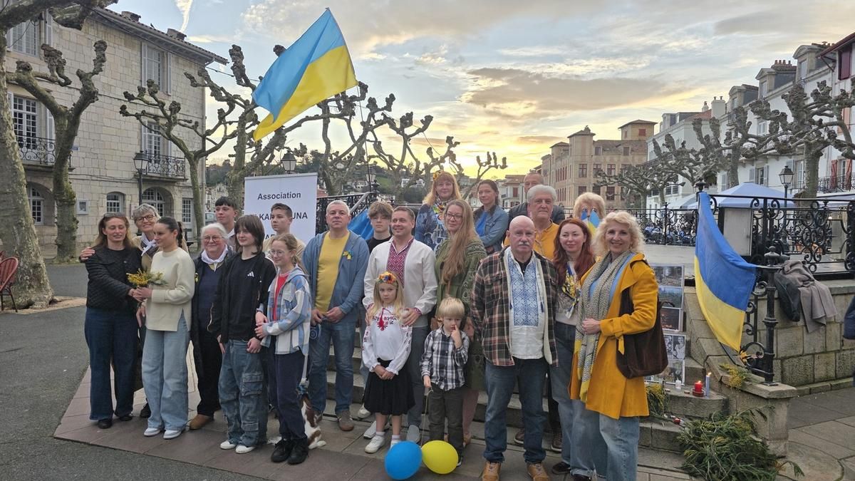 Saint-Jean-de-Luz commémore un triste anniversaire pour l'Ukraine et ses réfugiés