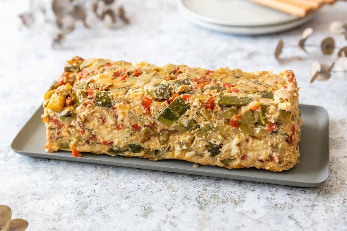 Flan de courgette au chèvre