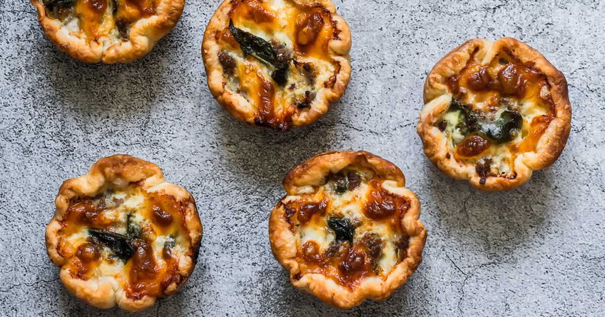 Des minis pains au chorizo et comté pour un apéro gourmand et rapide
