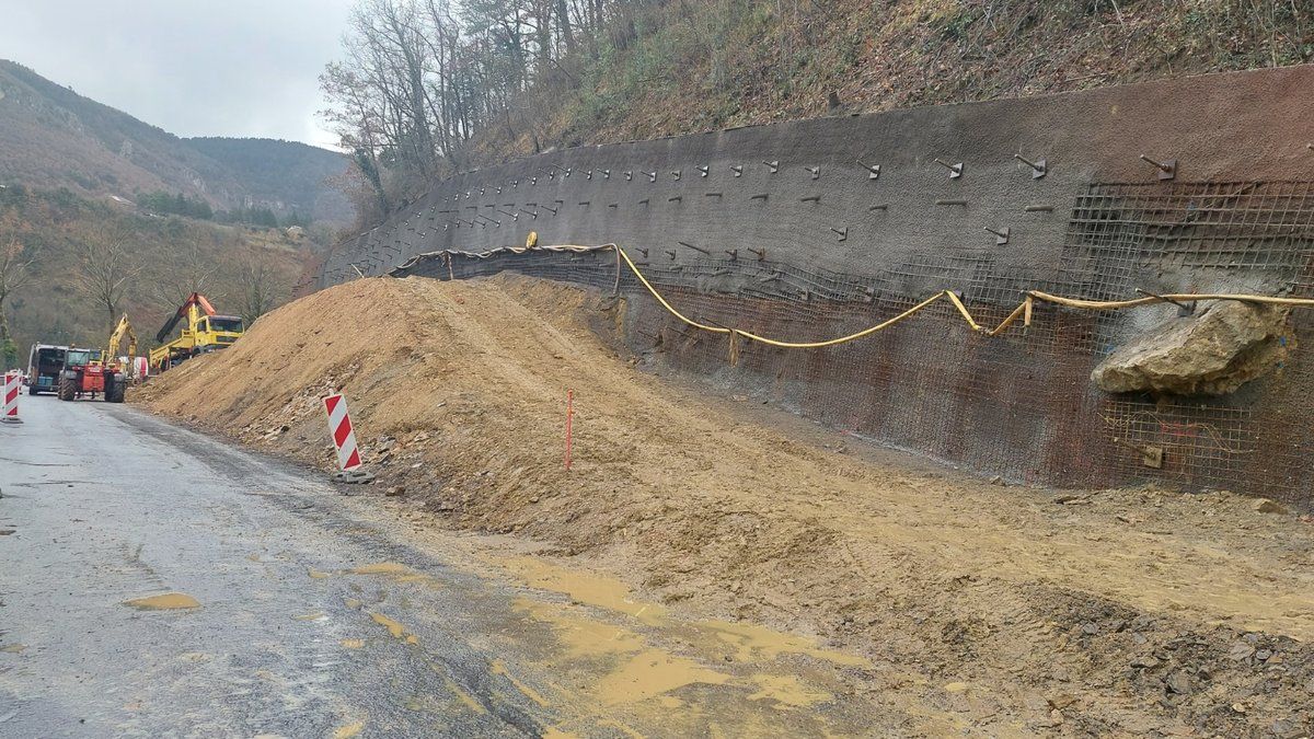 La RD 809 entre Millau et Aguessac fait son retour en circulation partielle