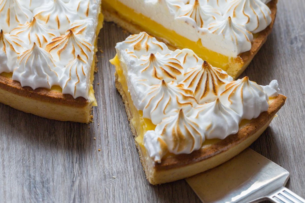 La délicieuse tarte au citron meringuée