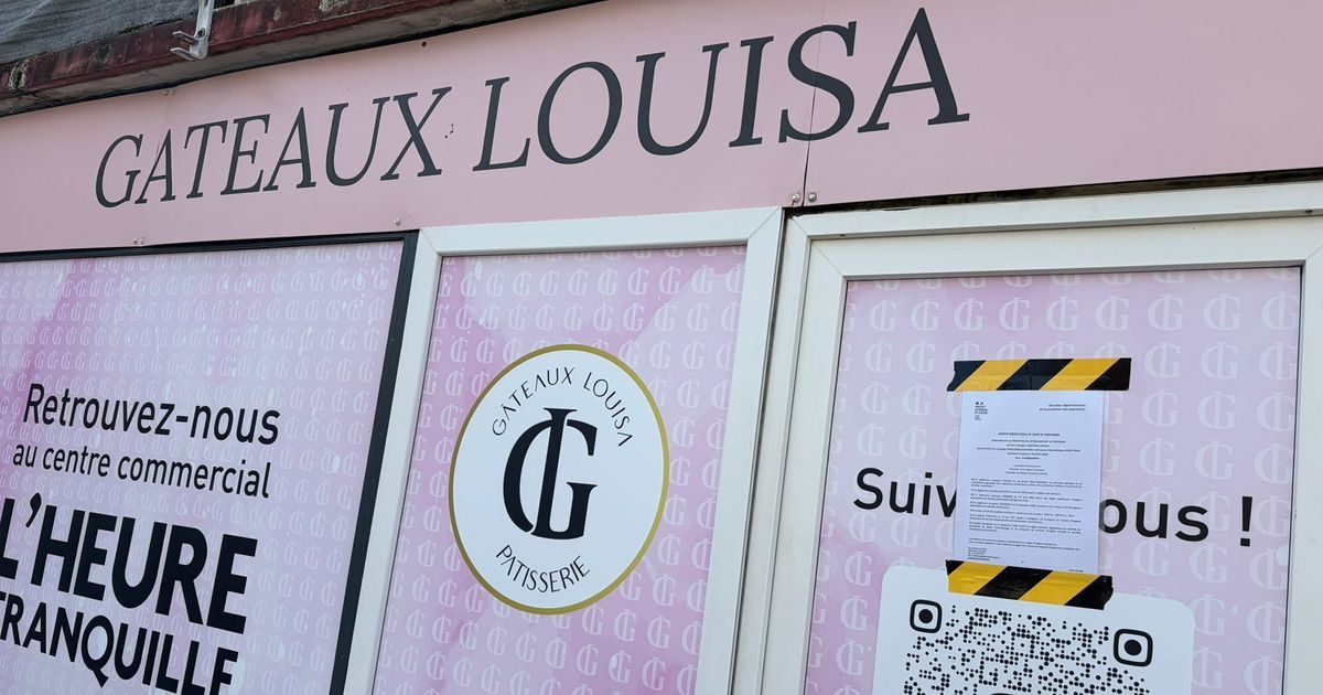 Fermeture inattendue de la pâtisserie "Gâteaux Louisa" pour non-respect des normes d'hygiène