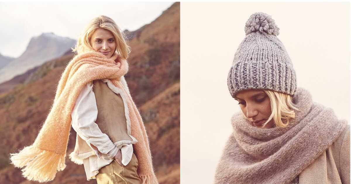 Tricot : créez une écharpe et un bonnet tendance