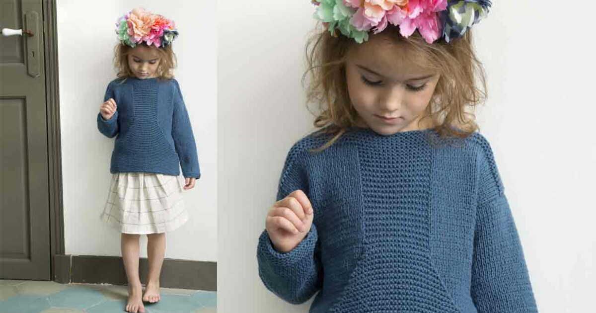 Un pull enfant tendance avec une touche pratique