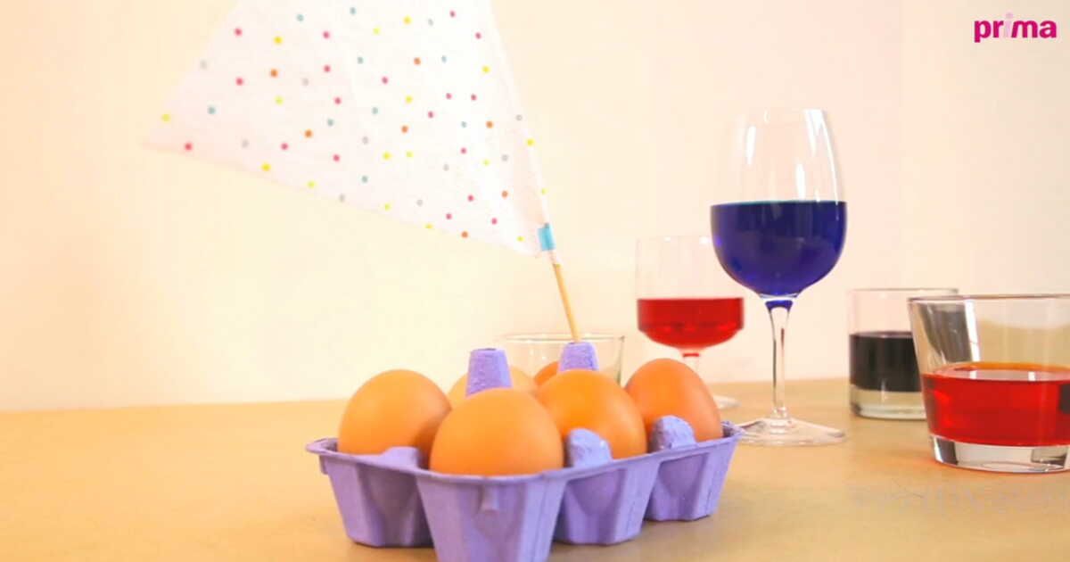 Pâques : des œufs marbrés