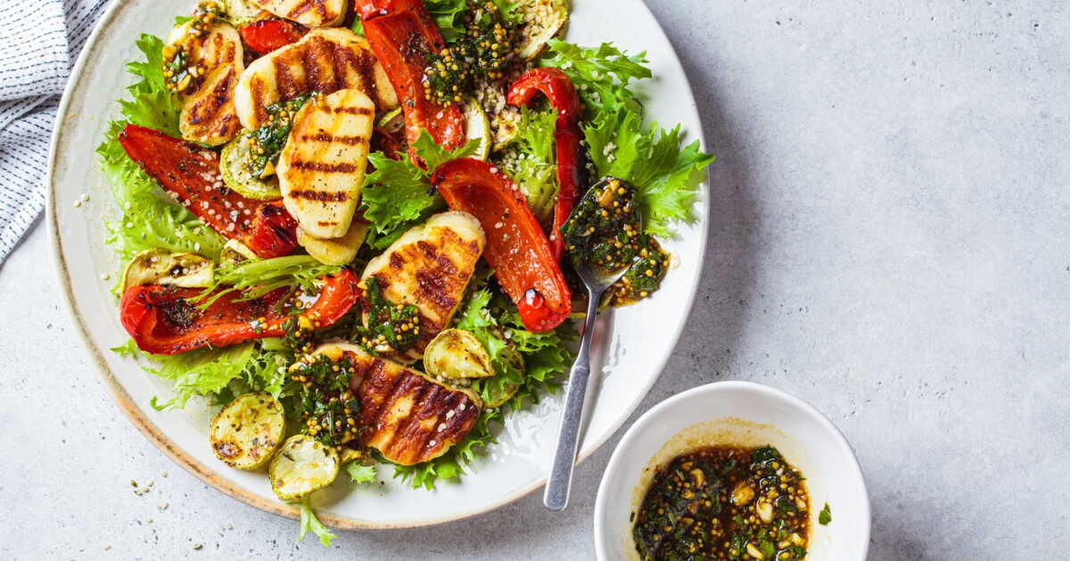 Savourez la méditerranée avec cette assiette colorée aux légumes grillés