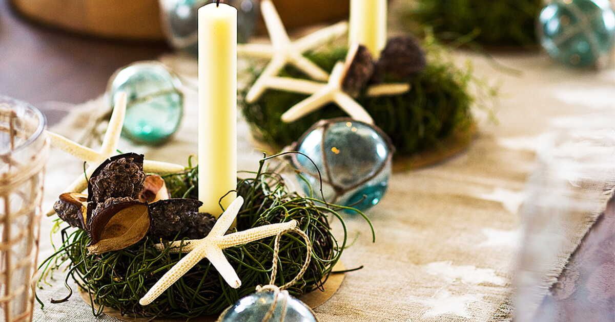 Illuminez vos fêtes avec des bougeoirs végétaux faits maison