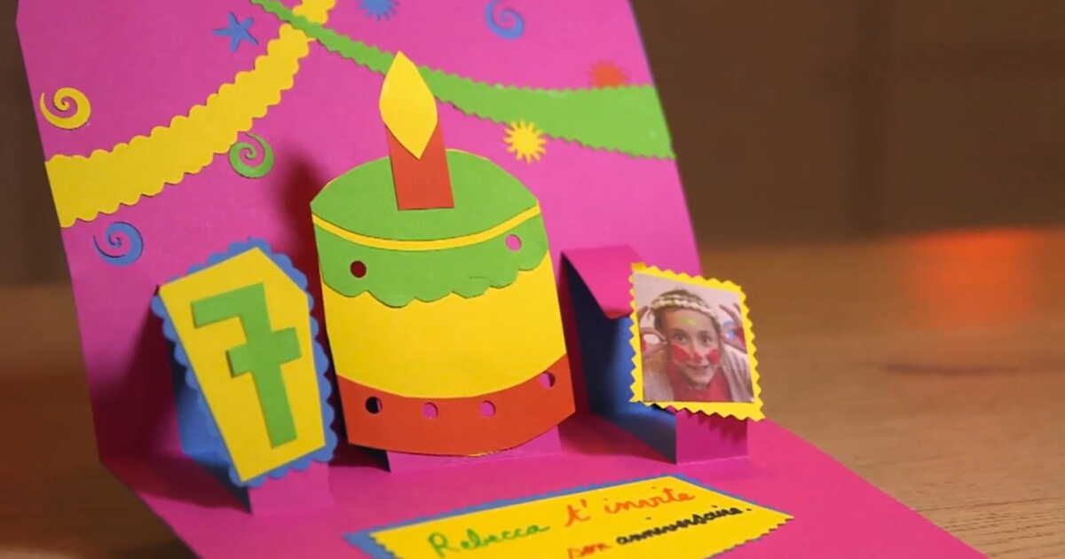 Transformez vos célébrations avec une carte d'invitation d'anniversaire en pop-up