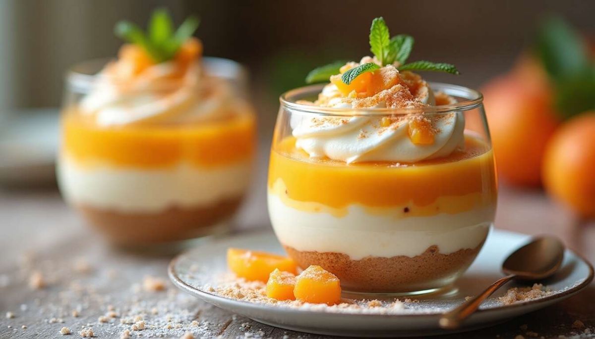 Une mousse légère aux abricots