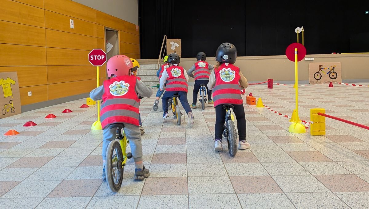 Les tout-petits du Vaucluse découvrent les mobilités douces
