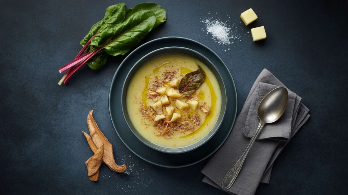 Savourez une soupe de blettes et pommes de terre réconfortante