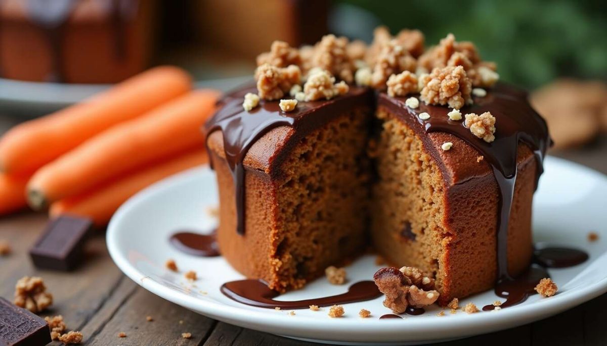 découvrez le carrot cake au chocolat : une douceur réconfortante