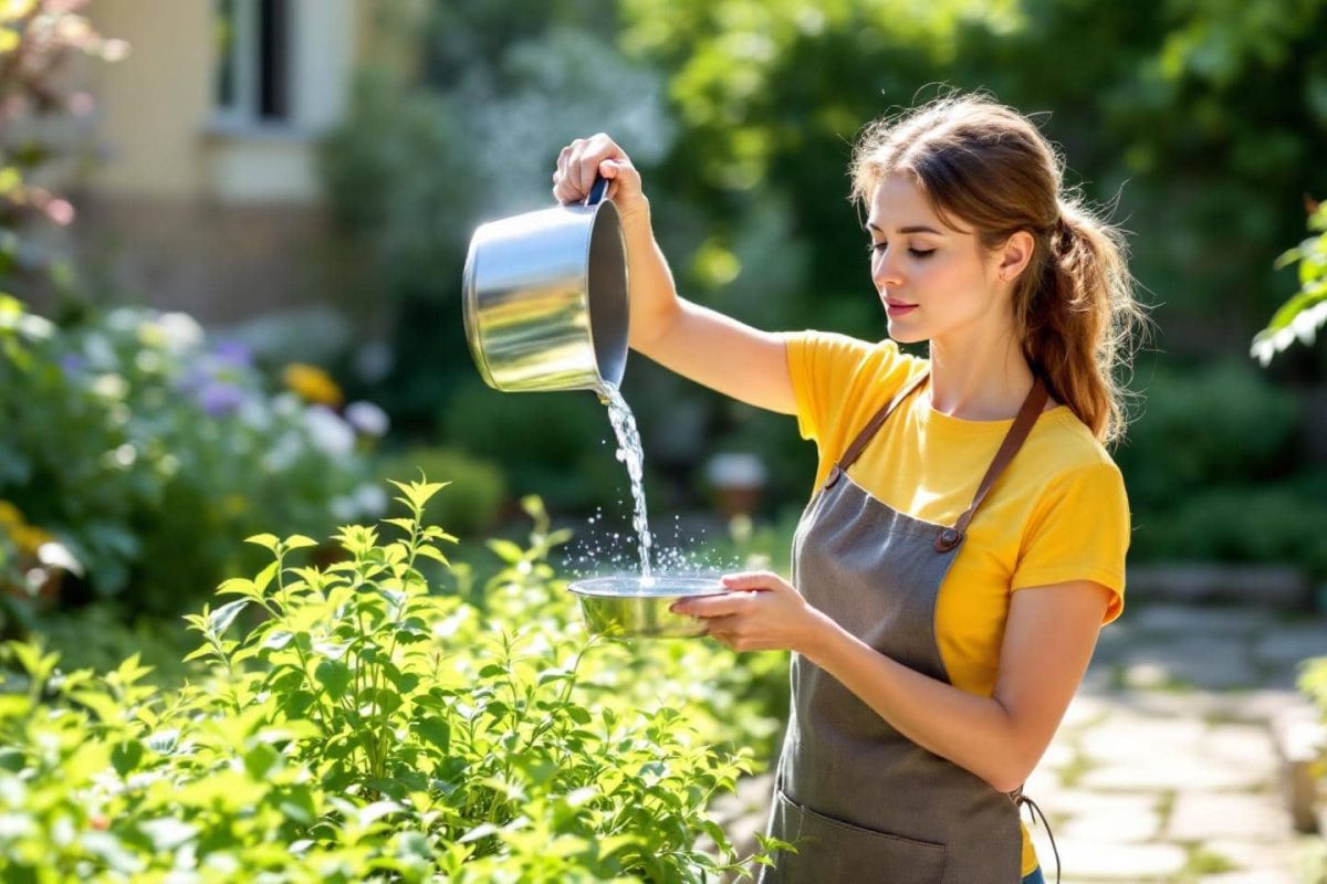 Transformez votre eau de cuisson en désherbant naturel cet été