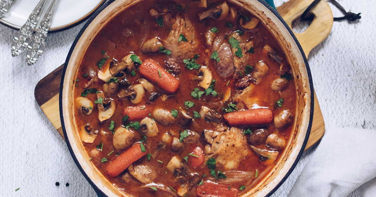 La recette du bourguignon de poulet qui va séduire toute la famille