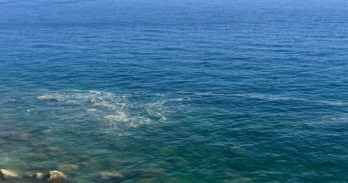 Mousse marron sur la Côte d’Azur : mystère et inquiétude pour les baigneurs