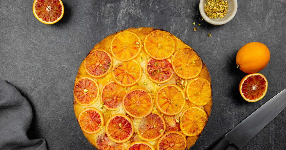 Succombez à la tarte à l'orange sanguine de Laurent Mariotte