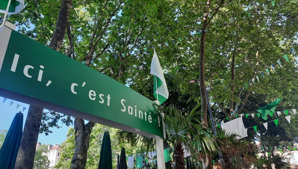 Une ambiance de stade à Jean-Jaurès pour le match Nice-ASSE