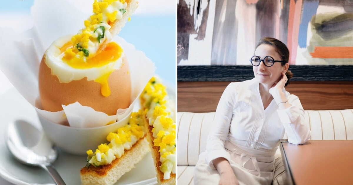 Anne-Sophie Pic réinvente l'œuf à la coque avec une touche gourmande