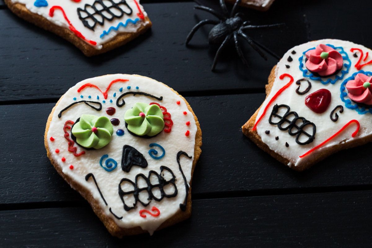 Biscuits "Sugar skull" à la vanille