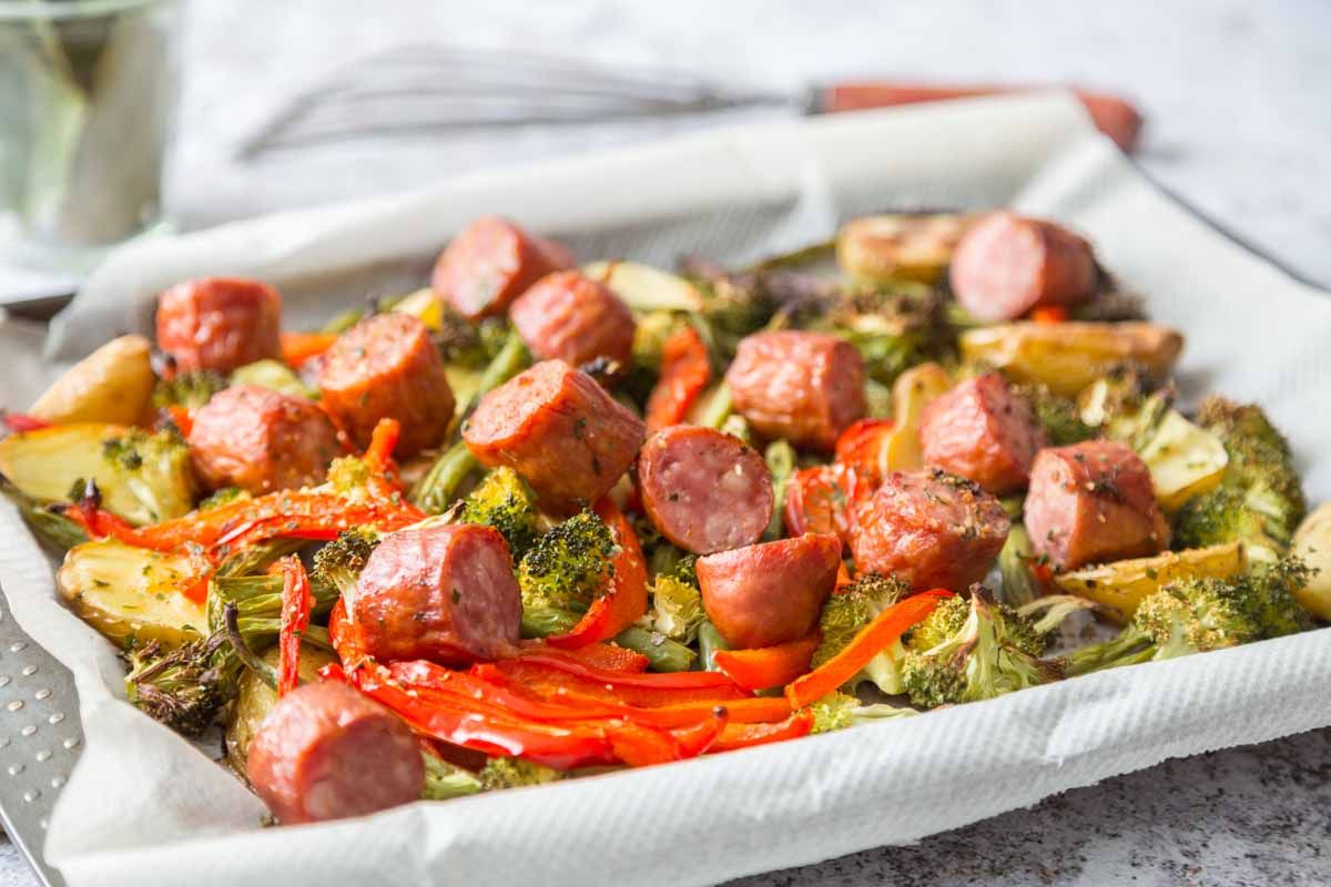 Le One Pan aux Saucisses et Légumes
