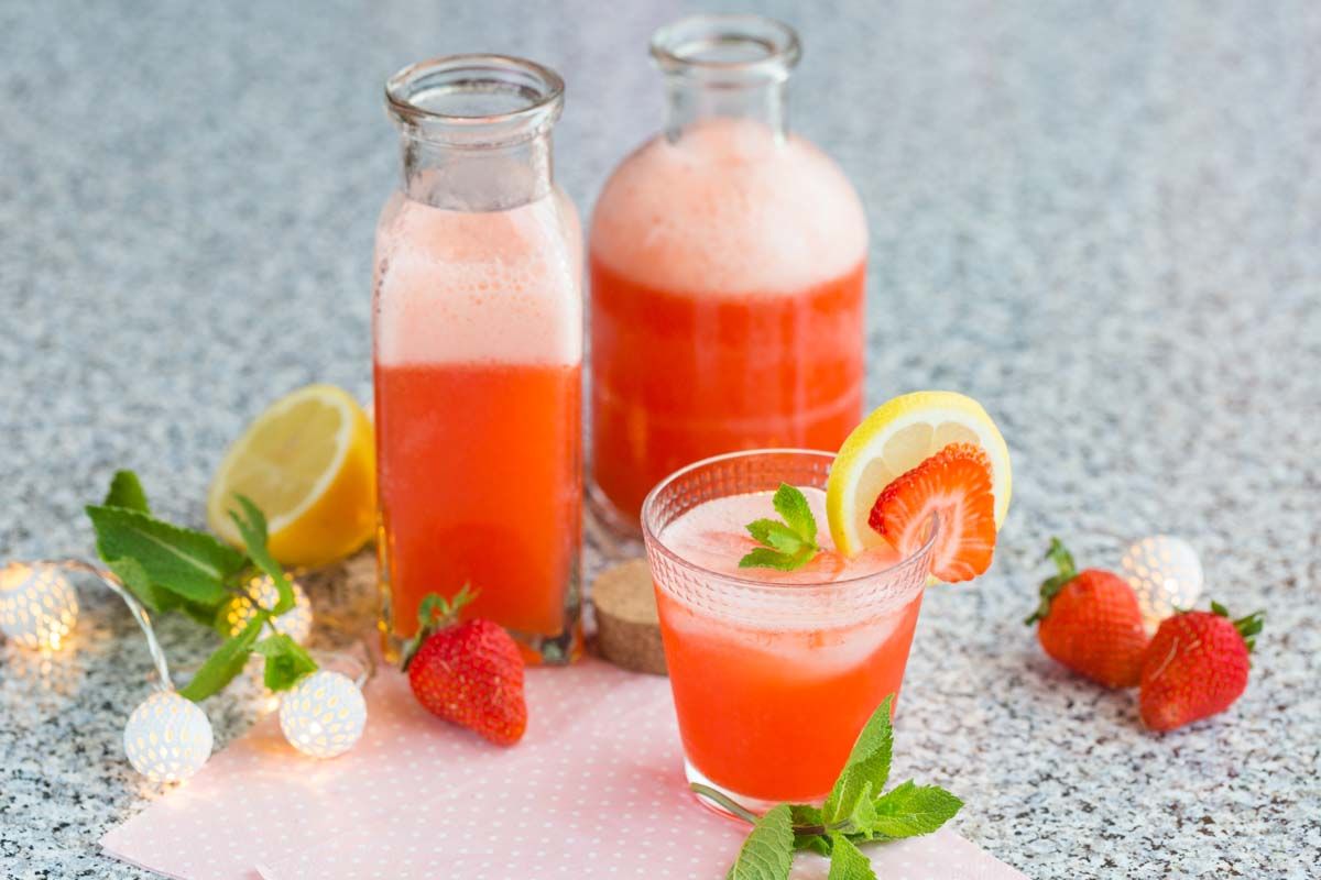 La limonade à la fraise qui rafraîchit l'été