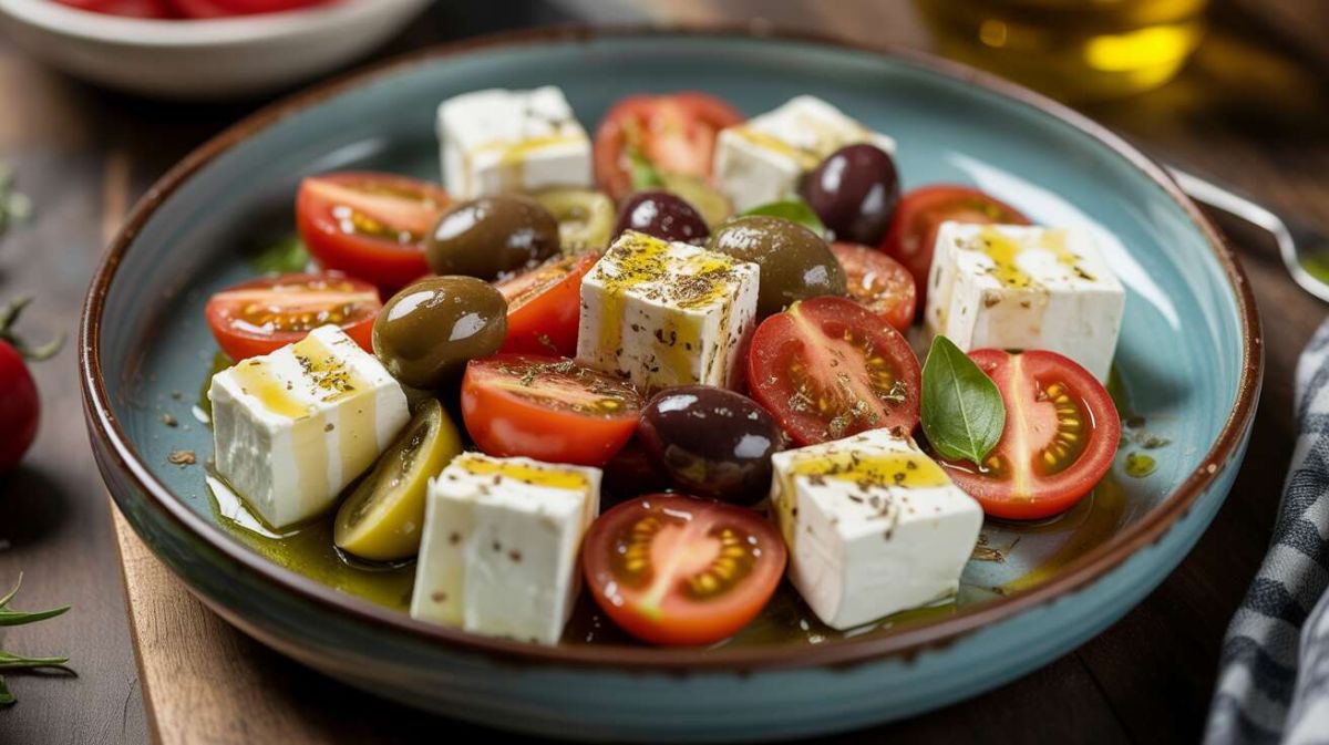 Une salade de tomate et feta pour des saveurs estivales inoubliables