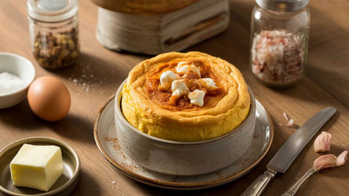 Potimarron soufflé au fromage de chèvre : recette savoureuse