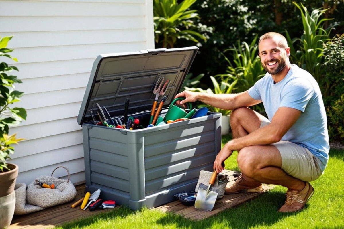 Organisez vos outils avec le coffre de jardin SIO MAX à prix réduit