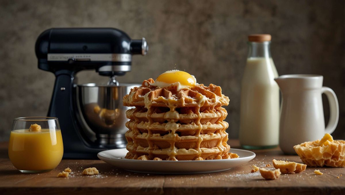 Des gaufres irrésistibles avec votre KitchenAid en un clin d'œil