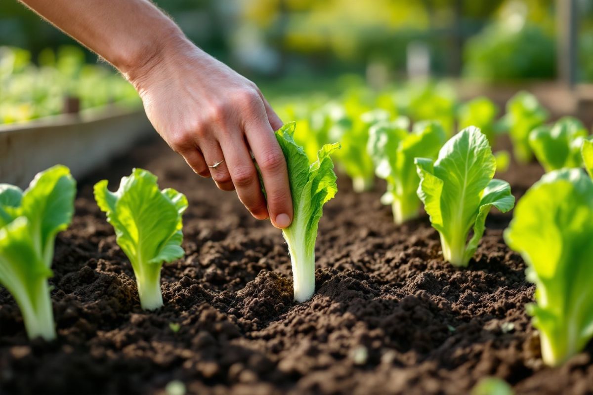 Ne laissez pas vos pieds de salade se perdre : découvrez comment les faire repousser