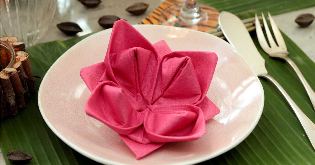 L'art du pliage de serviettes : transformez votre table avec élégance