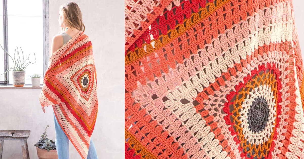 Le châle d'été au crochet