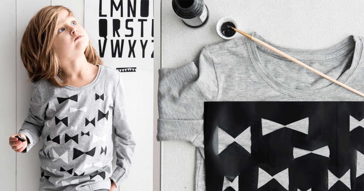La magie des tee-shirts au pochoir pour enfants