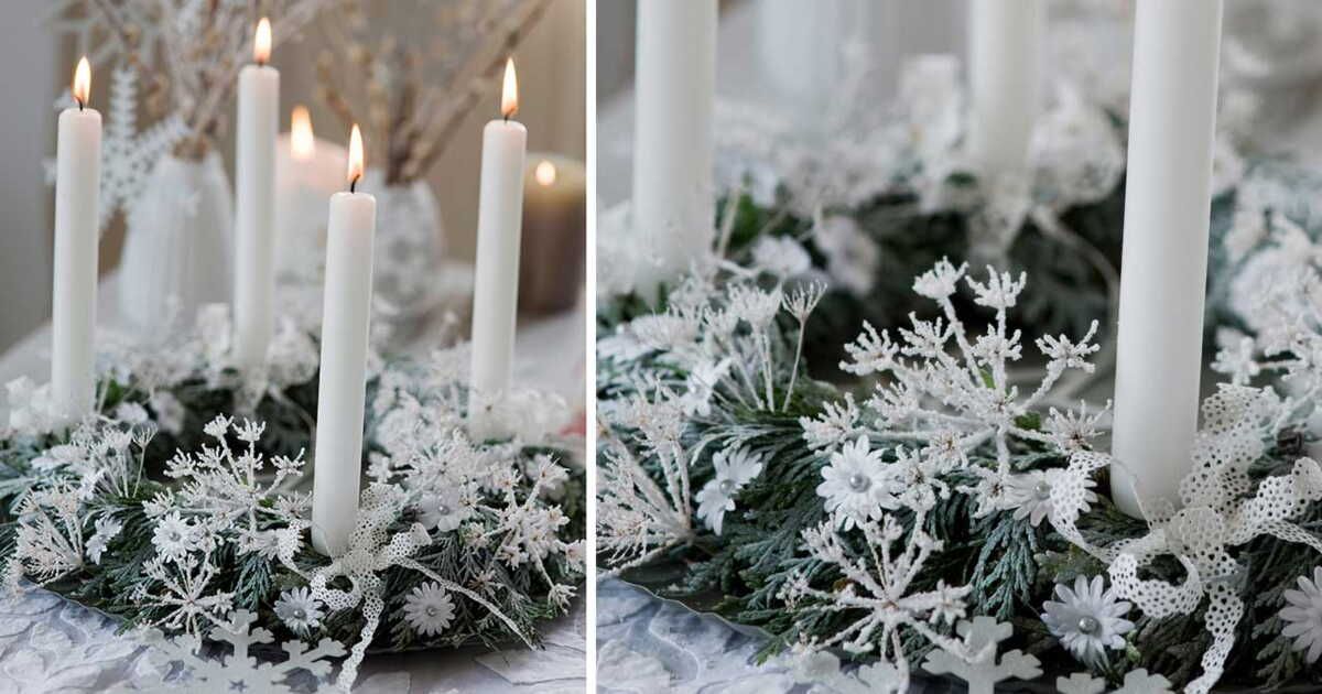 Créez une couronne de table originale et festive