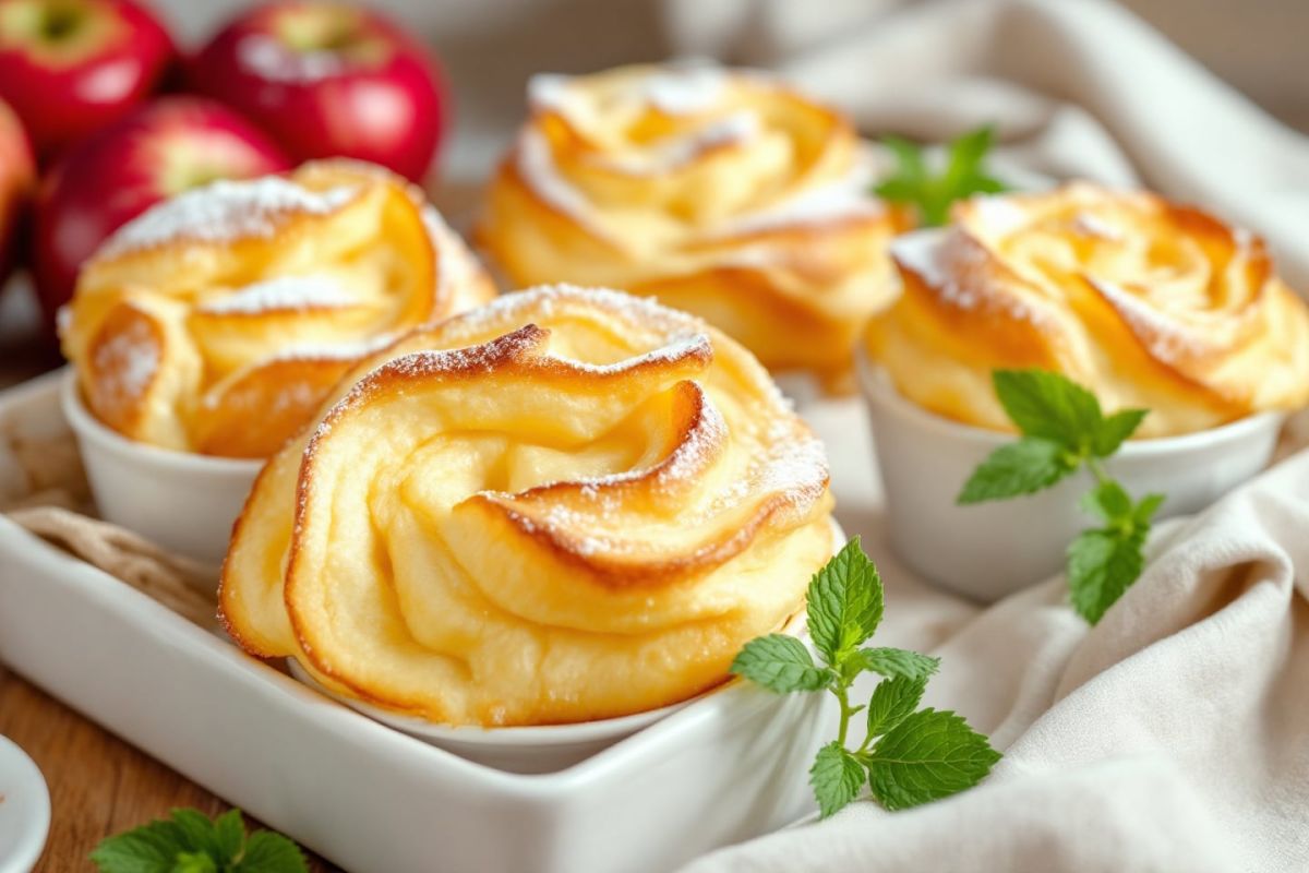 Un soufflé aux pommes qui fait chavirer les papilles