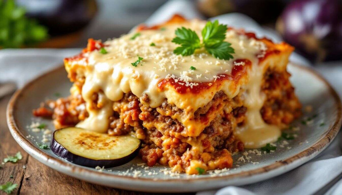 Moussaka revisitée : une douceur légère à savourer