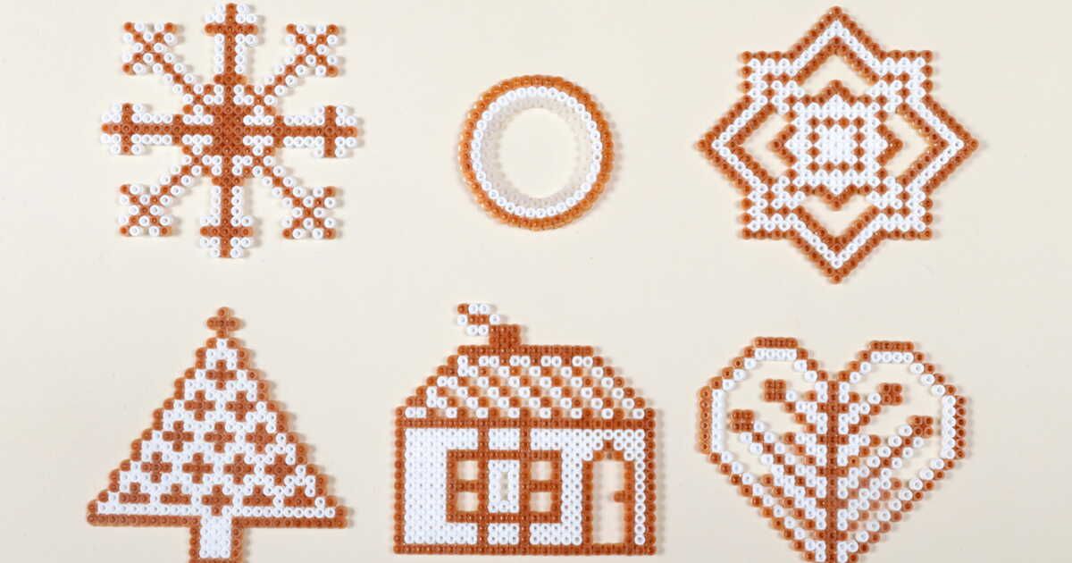 Des créations en perles Hama pour un Noël féérique
